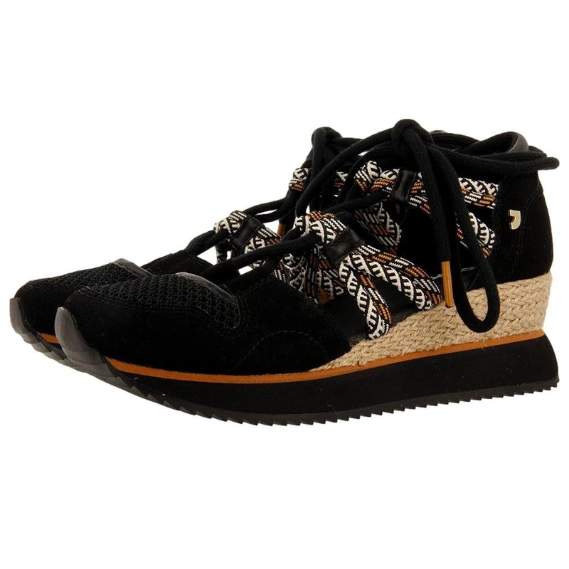 GIOSEPPO Women's IonaSneaker, Black White, 6 UK