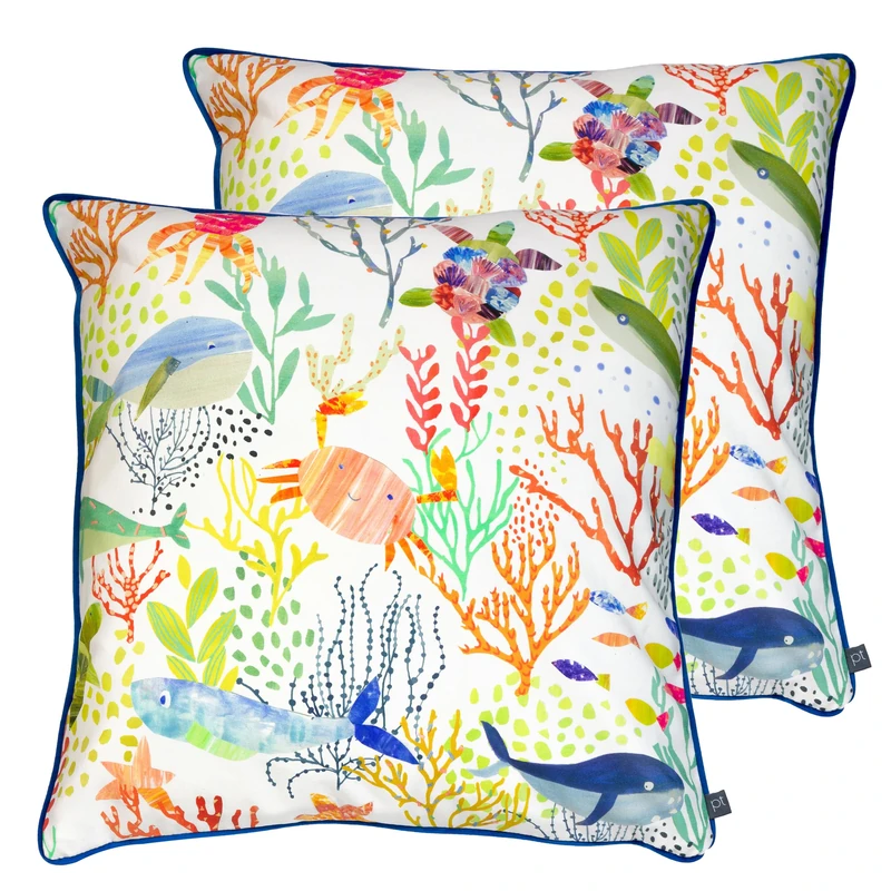 Prestigious Textiles Bubbles Kids Polyester Filled Cushion - Twin Pack