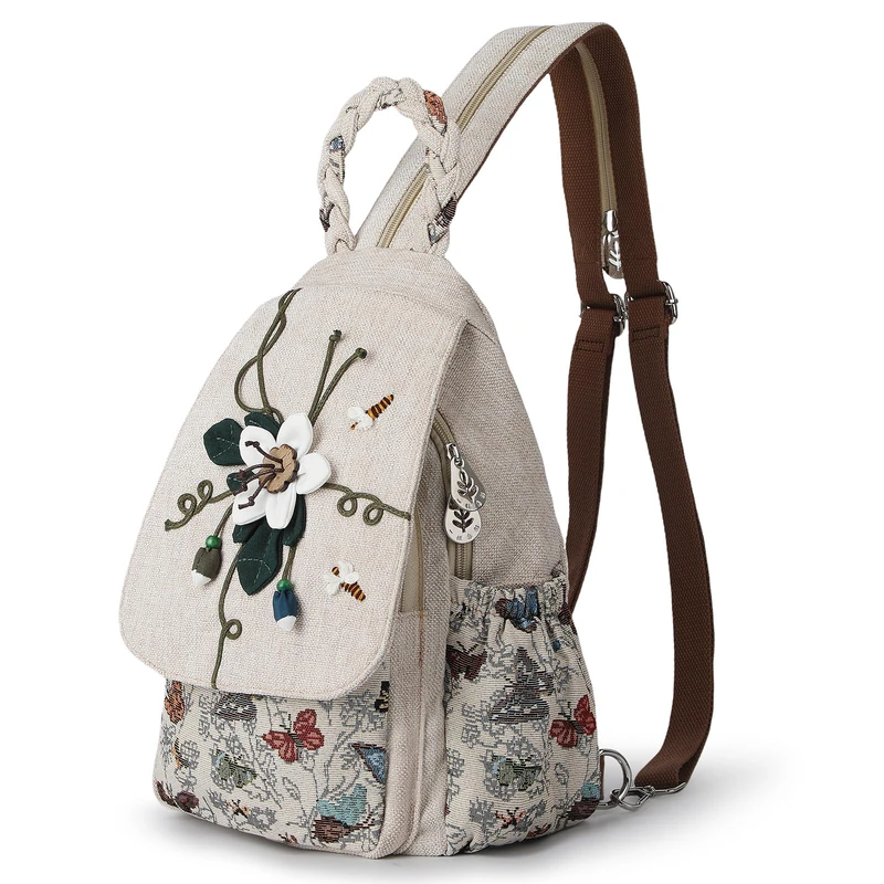 AULUDA Women's Al-0101 Backpack, Blue Pattern, M