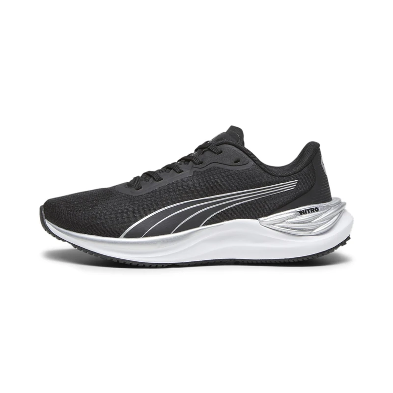 PUMA Women's Electrify Nitro 3 Wn Athletic Shoes, Black, 7.5