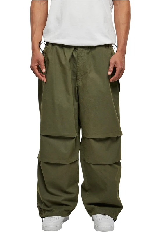 Urban Classics Men's Wide Cargo Trousers, Olive, 5XL