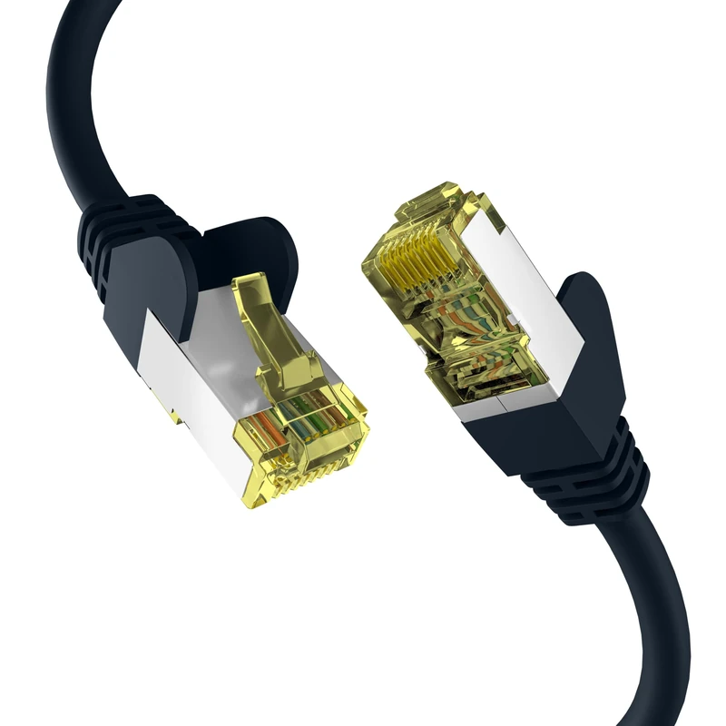 EFB Eletronik Cat6a Black Patch Cable S/FTP PIMF 50 m
