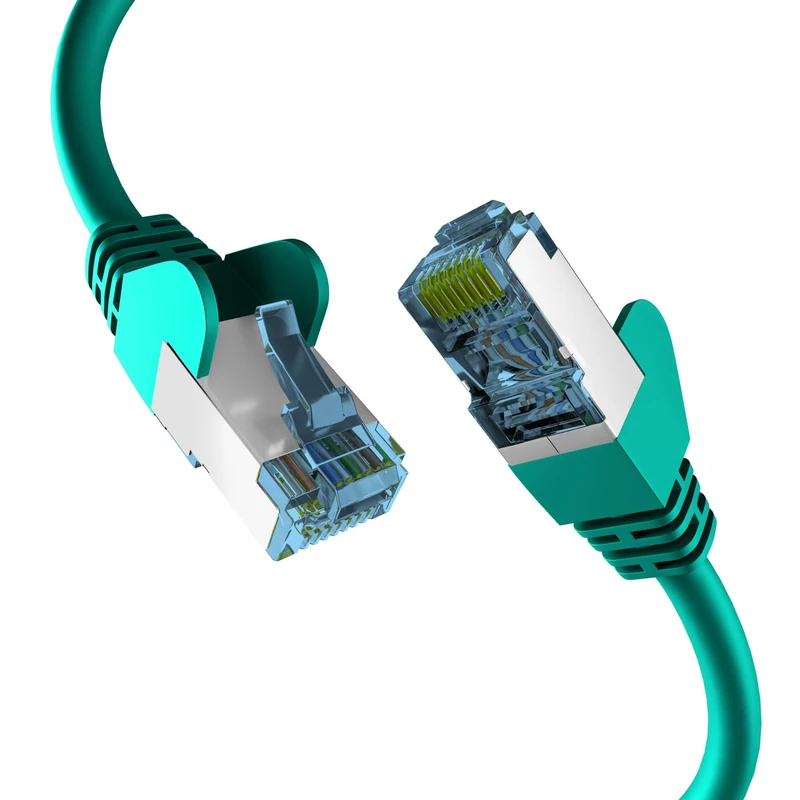EFB-Elektronik RJ45 Patch Cable with CAT7 Raw Cable Green 30 m