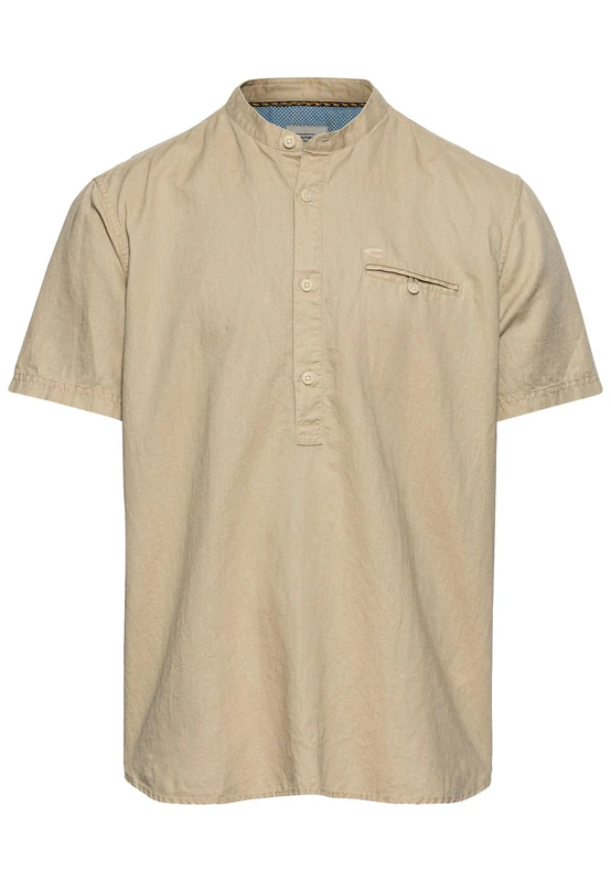 camel active Men's 409257-3s57 Shirt, Sand, XXXXXXL