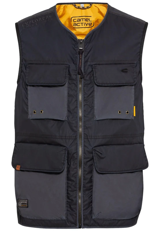 camel active Men's 460870-3o65 Vest, Night Blue, 54