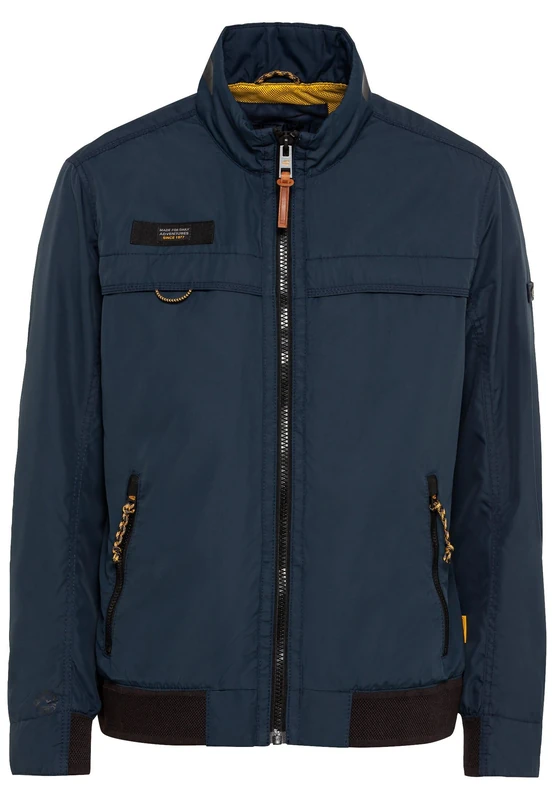 camel active Men's Lightweight Recycled Polyester Blouson, darkblue, 70 - Image 1