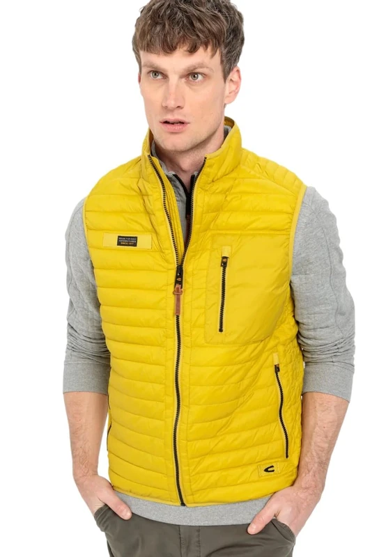 camel active Men's 460840-3e52 Vest, Lemon, 52