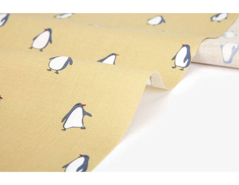 Dailylike Cotton Fabrics, Penguin Yellow, 14m - Image 1