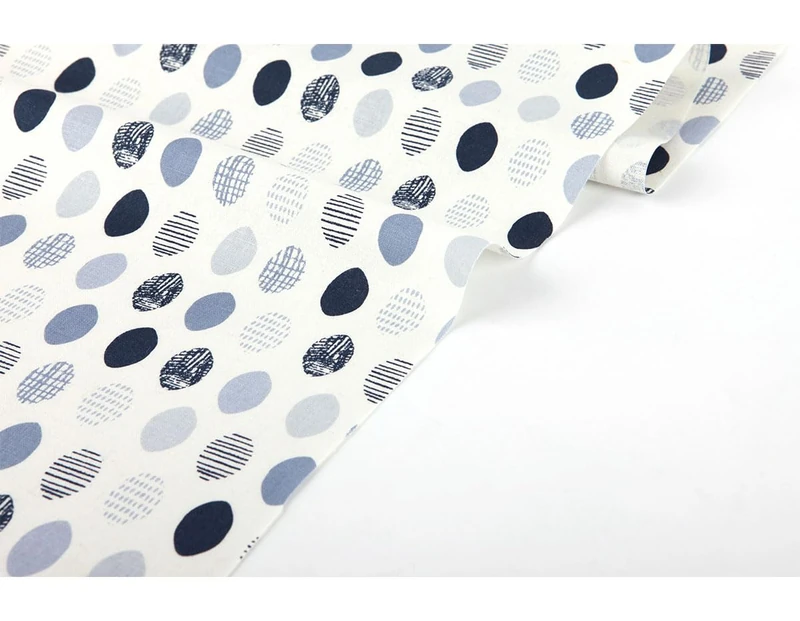 Dailylike Oval Stripe Linen Fabric - 14m Cotton Blend