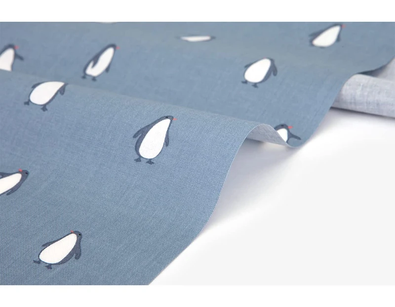 Dailylike Cotton Fabrics, Penguin Blue, 14m - Image 1