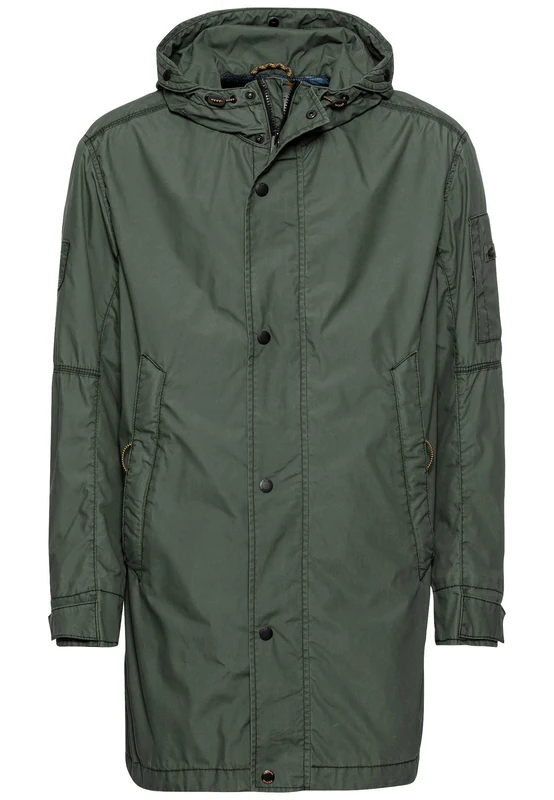 camel active Men's 410910-3o61 Coat, Dark Green, 50