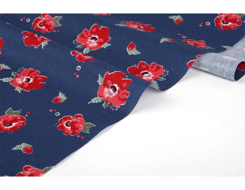 Dailylike Cotton Fabrics, Red Velvet, 14m - Image 1