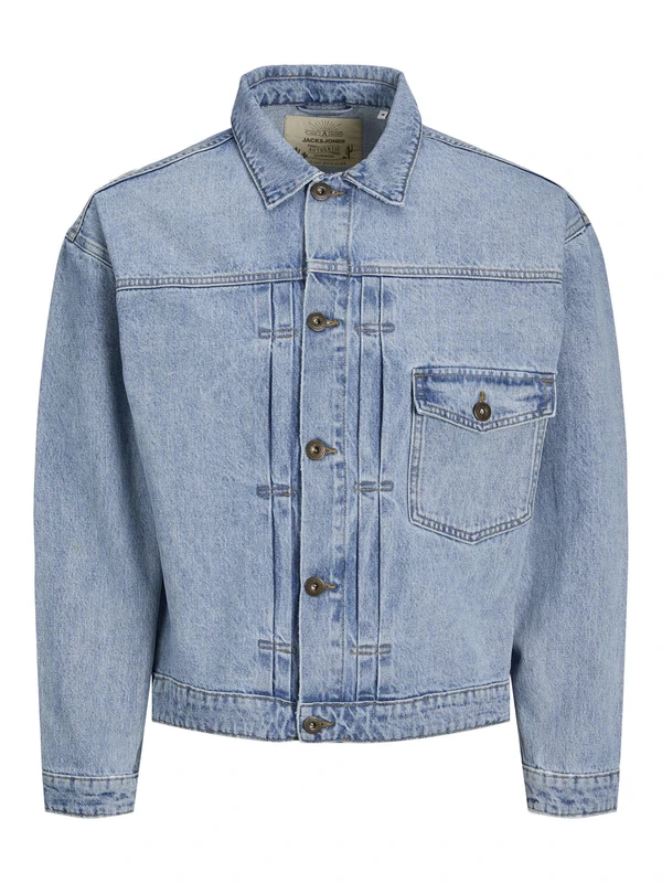 JACK&JONES Men's JJIBRENT JJJACKET AM 453 Denim Jacket, Blue Denim, XS, Blue Denim, XS