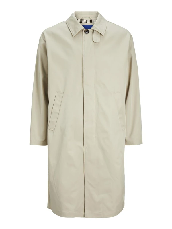 JACK&JONES Men's JORSANTORINI MAC Coat Coat, Fields of Rye, M, Fields Of Rye, M