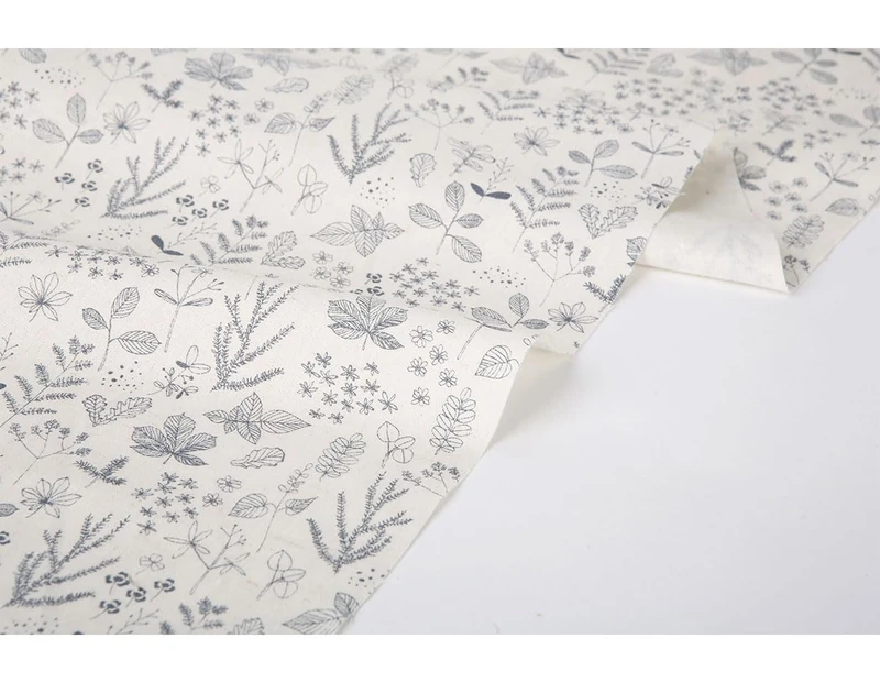 Dailylike Linen Fabrics, Leaf, 14m - Image 1