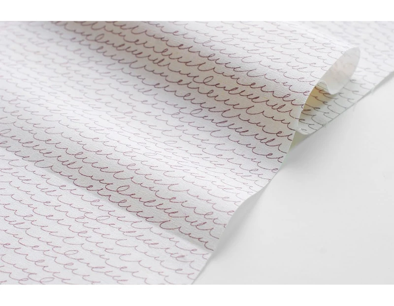 Dailylike Scribble Linen Fabric - 14m Cotton Blend Roll