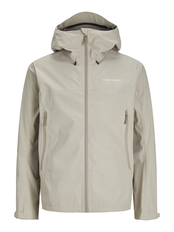 JACK & JONES Jcotrail Shell Jacket Ln Softshell Jacket Men, Silverware, S