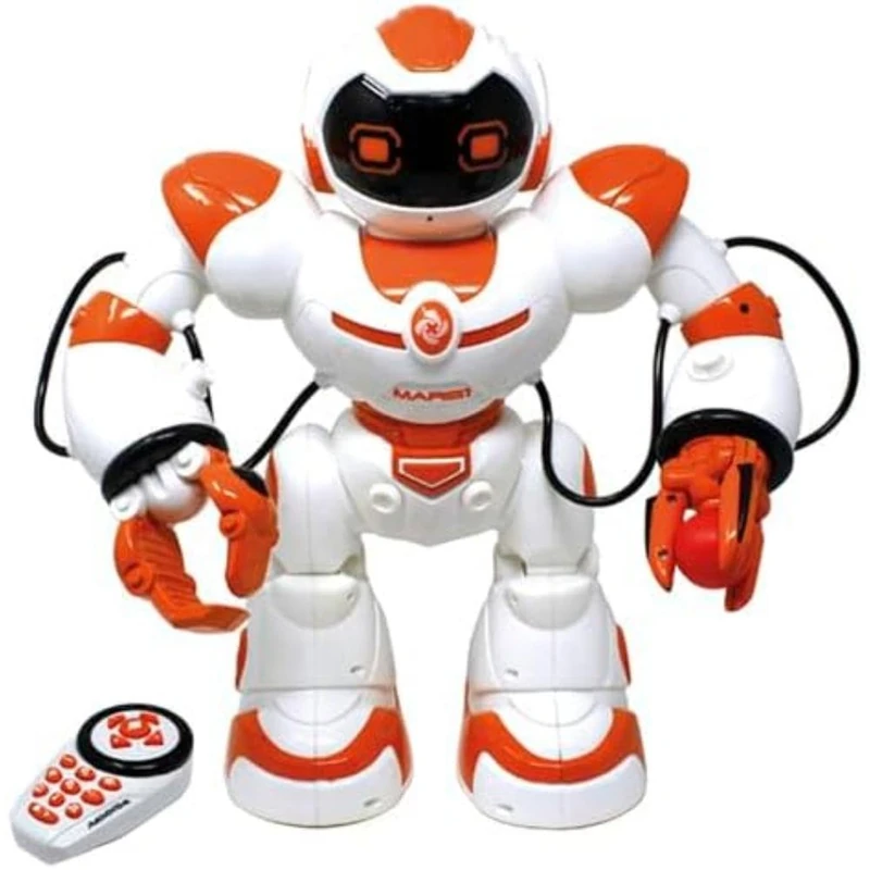 Radiocom Mars 1 ECO - 40 cm Infrared RC Robot with Ball Shooter