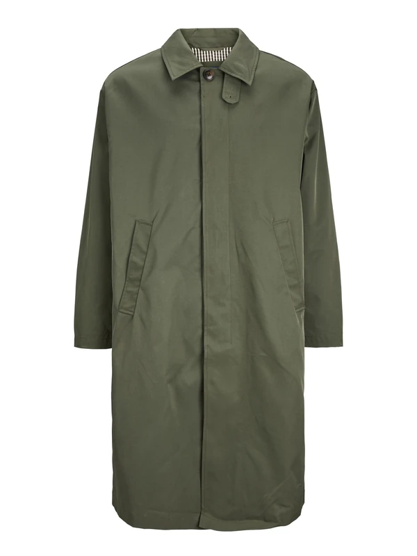 JACK & JONES Men's Jorsantorini Mac Coat, Beetle, S - Image 1