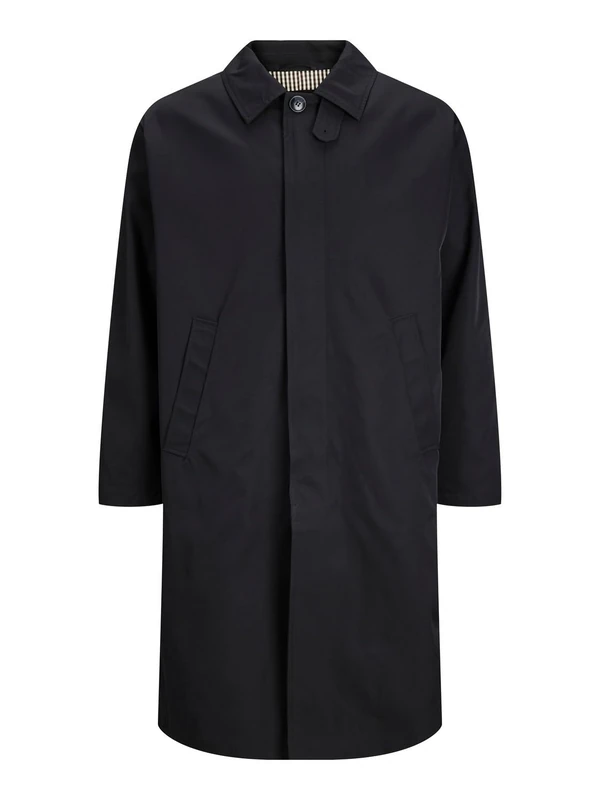 JACK&JONES Men's JORSANTORINI MAC Coat, Black, XXL, black, XXL