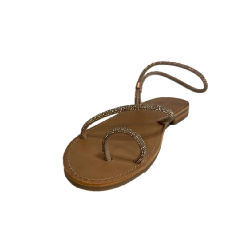 Les Tropeziennes Hodaxa, Women's City Between Fingers Shoes, Pink Gold, 8 UK - Image 1