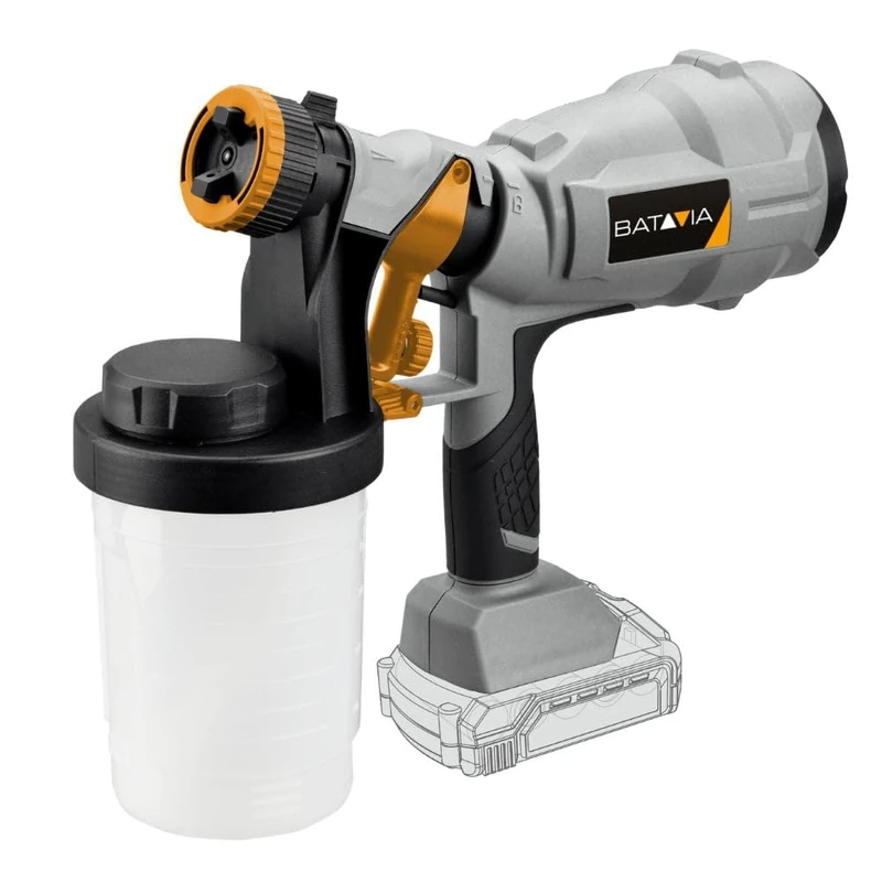 Batavia Maxxpack 18V Cordless Paint Sprayer (without battery and charger) - 18V Maxxpack Collection for DIY professionals and home use