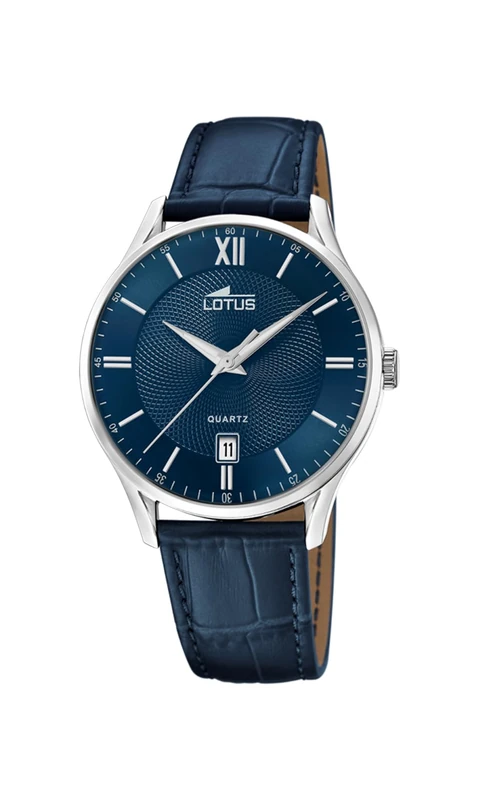 Lotus 18402/I Mens Stainless Steel Watch with Leather Strap
