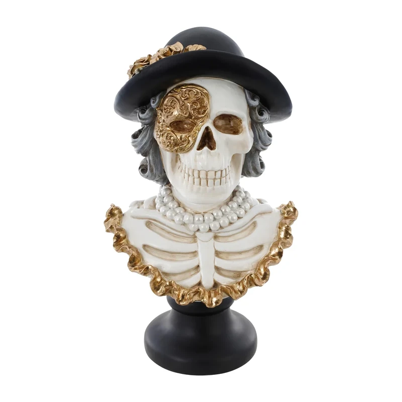 Chaks 13067 Skelett Büste Frau Skeleton Bust Woman, Multicoloured