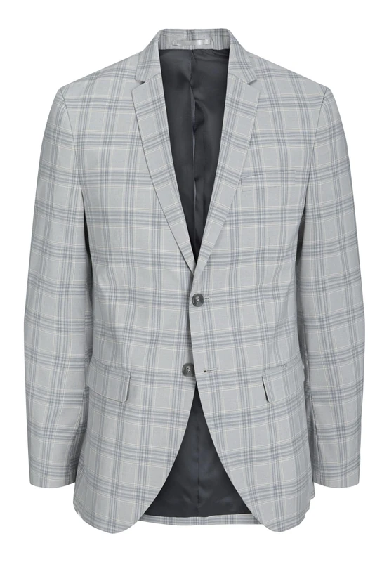 JACK & JONES Jprfranco SN Check Blazer, Griffin/Checks: Super Slim fit, 40R