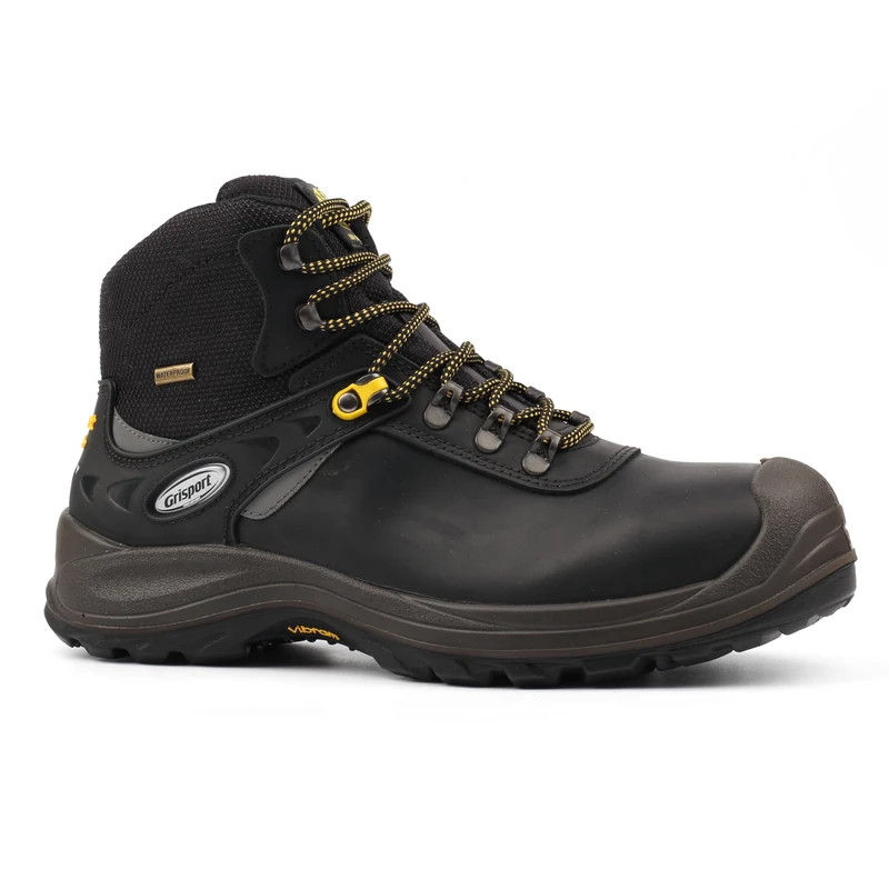 Grisport Vulcan Waterproof Safety Boot. S3-HRO-HI-CI-WR-SRC 6.5 Black