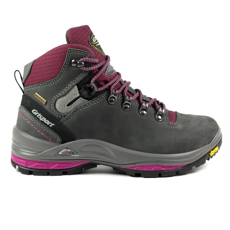 Women's Lady Glide Grey Waterproof Hiking Boot 8 Grey