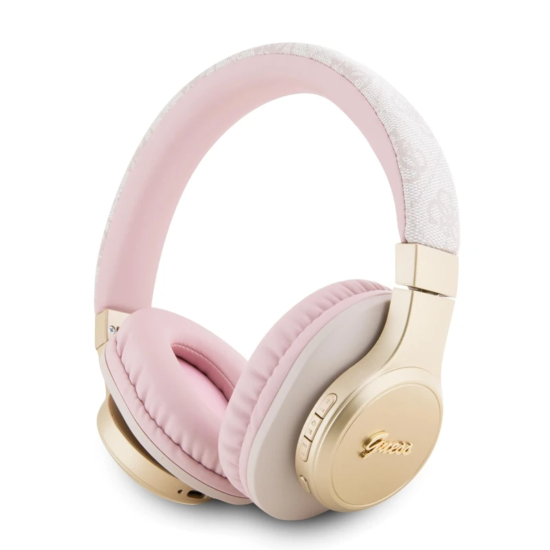 WONDEE GUESS Wireless Bluetooth Headphones, Enjoy Fashion as a Lifestyle with this GUESS Adjustable Headset with Powerful Sound and Bluetooth 5.3 – Original Gift Idea for Women