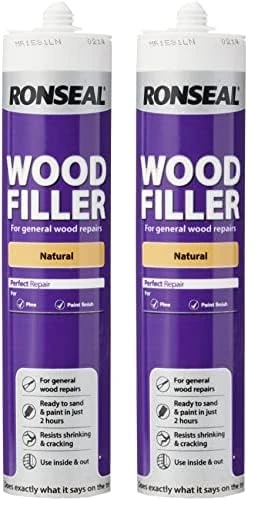 Ronseal 33365 Multi-Purpose Wood Filler - Natural 310ml (Pack of 2)