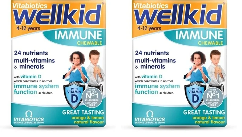 Wellkid Immune Chewable, 60 Count (Pack of 2)