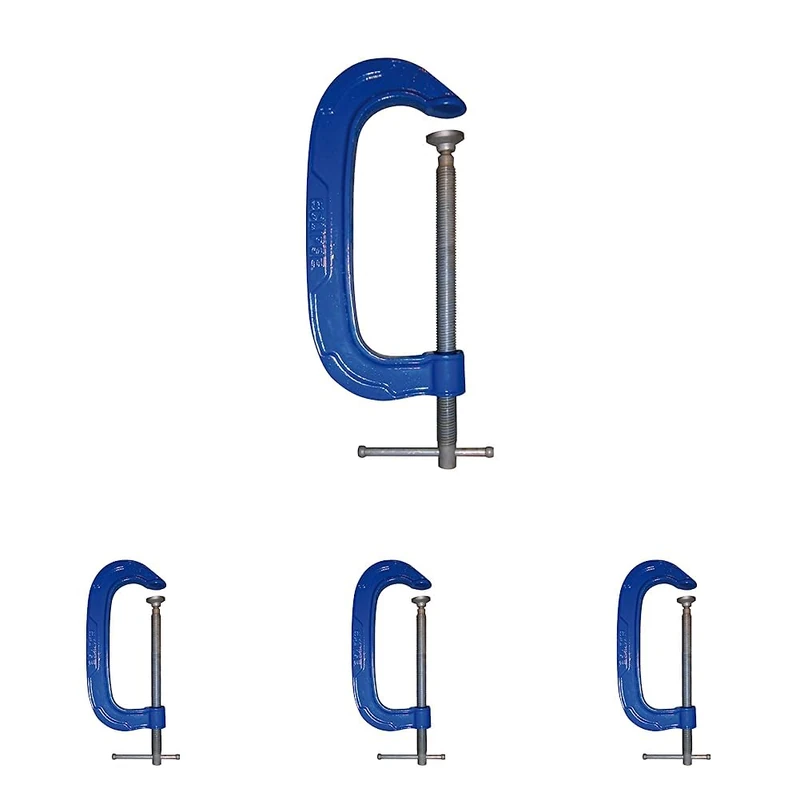 Eclipse Professional Tools E20-3 Heavy Duty G Clamp, Blue, 75 mm (Pack of 4)
