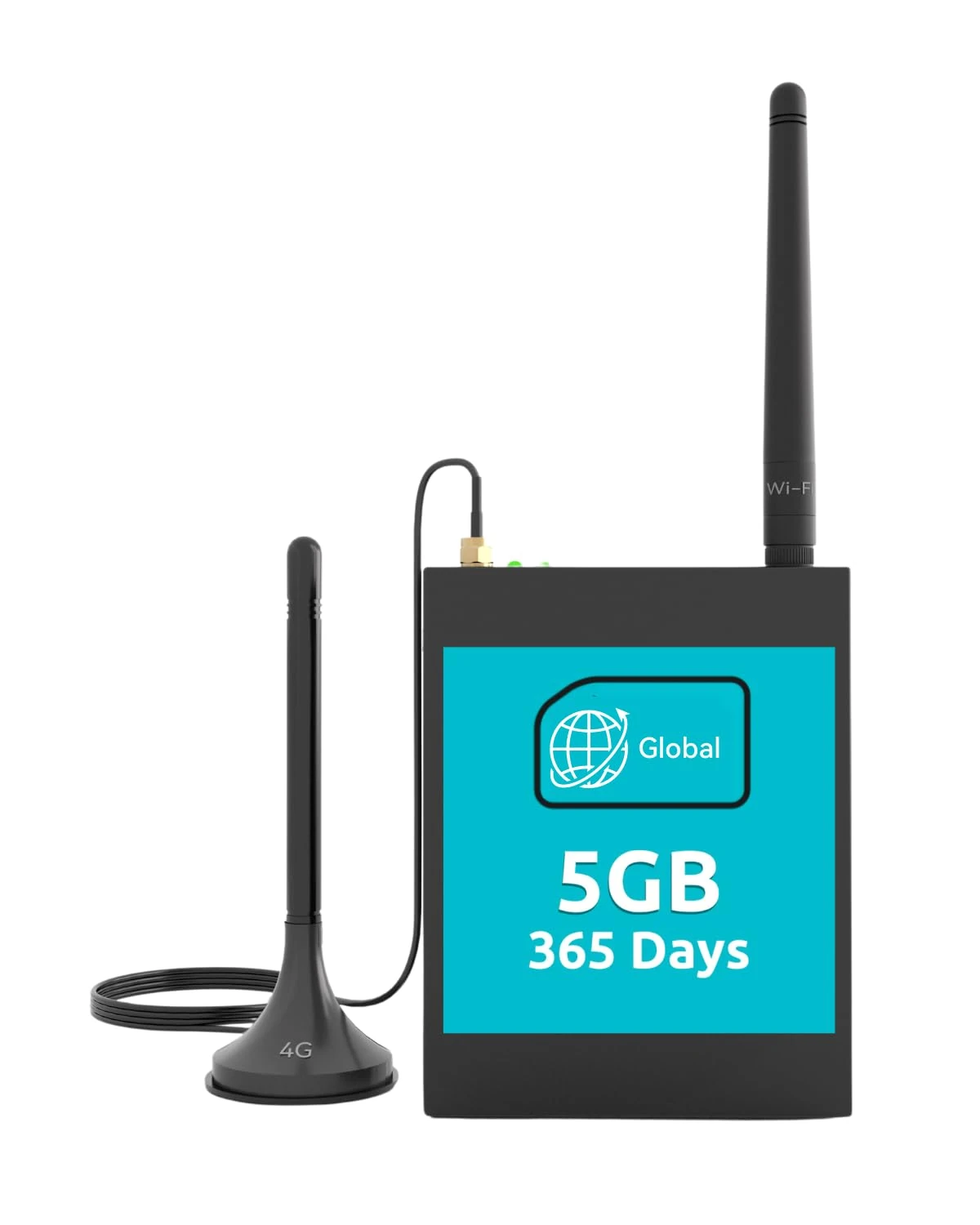 LINOVISION Industrial 4G LTE Cellular Router with Virtual SIM, Virtual SIM Router Supports RS232/RS485, MQTT Protocol, Global Coverage, with 365 DAYS Data Plan