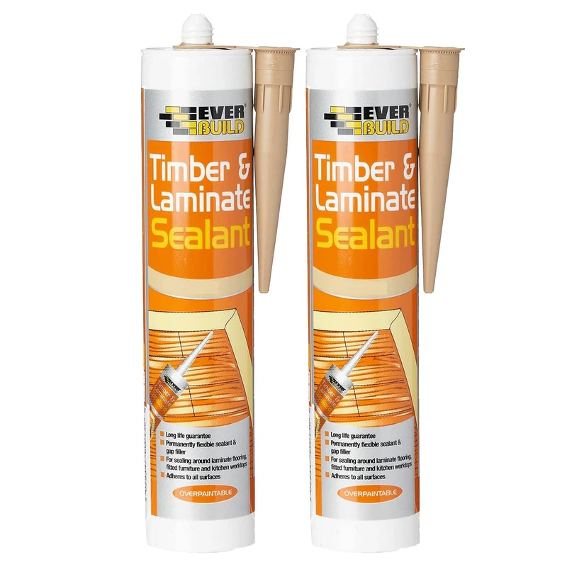 Everbuild Timber and Laminate Sealant, Pine, 290 ml (Pack of 2)