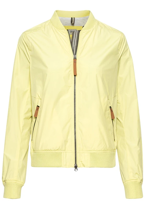 camel active Women's 330460-3r26 Jacket, Limoncello, 36