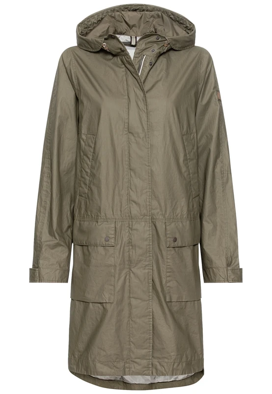 camel active Women's 310020-3f39 Jacket, Dark Khaki, 36