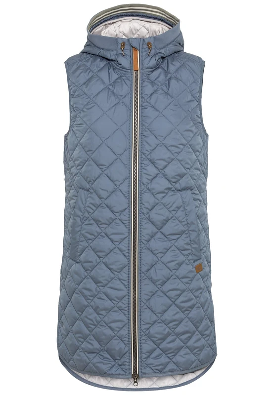 camel active Women's 360450-3f63 Jacket, Smoke Blue, XS/S