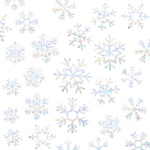 Static Window Clings Anti Collision Window Decals for Bird Strikes Sun Catcher Rainbow Stickers Prism Vinyl Stickers