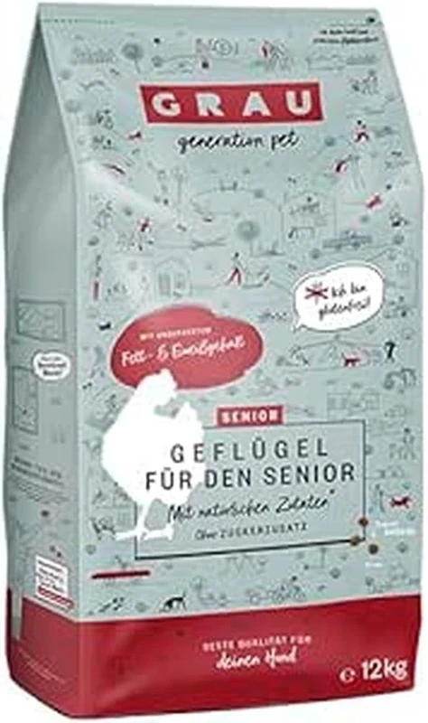 GRAU - the original - Dry food for dogs - Senior - Poultry (1 x 12 kg)