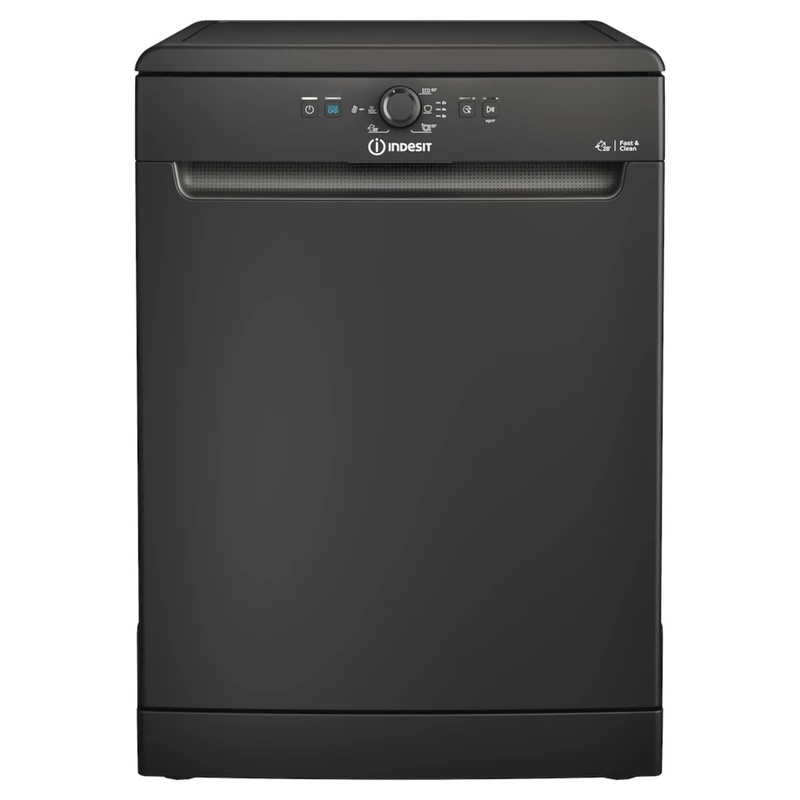 Indesit D2F HK26 B UK Push&Go 14 Place Settings Dishwasher - Black