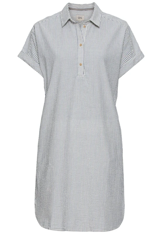 camel active Women's 391440-3s54 Dress, Blue (Dark Indigo), XS