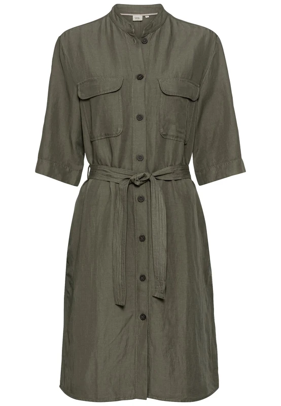 camel active Women's 391530-3s97 Dress, Olive, XXL