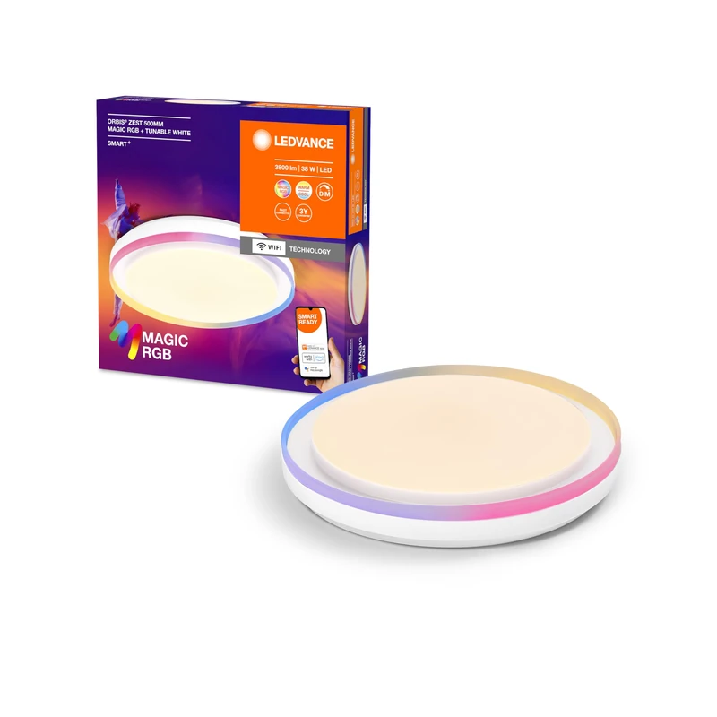 LEDVANCE Smart+ WiFi LED Ceiling Light - 32W 3400Lm RGB