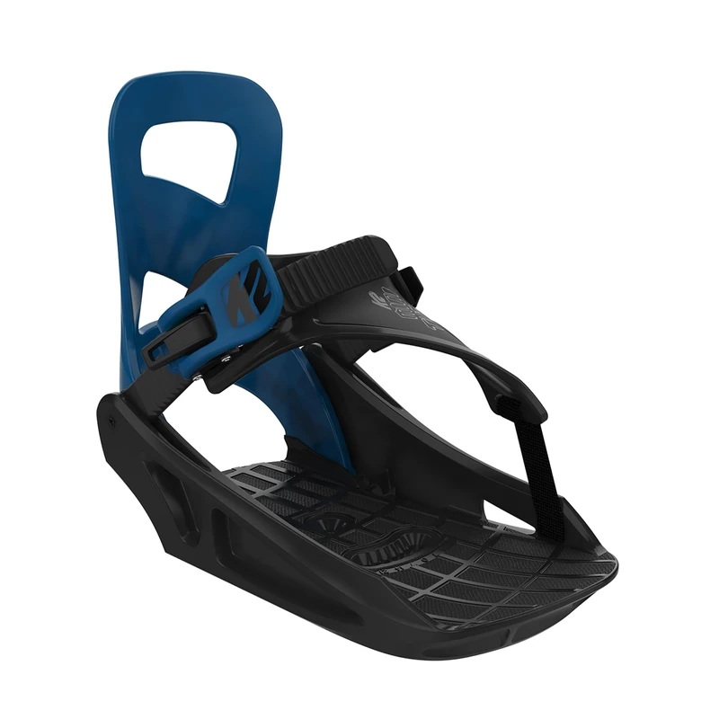 K2 Snowboarding MINI TURBO, Boys’ snowboard binding, blue, XS (EU: 29-33,5 / US: 11-1 / Mondo: 130-195 - 11H1010.1.1.XS