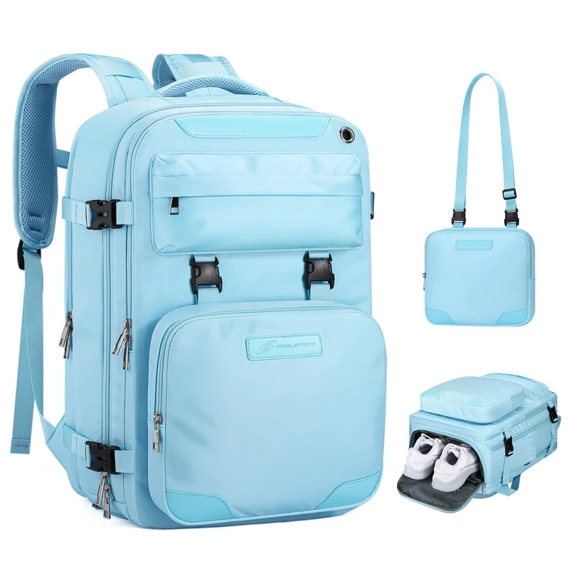 Maelstrom Unisex's Travel Backpack, Light Blue, L