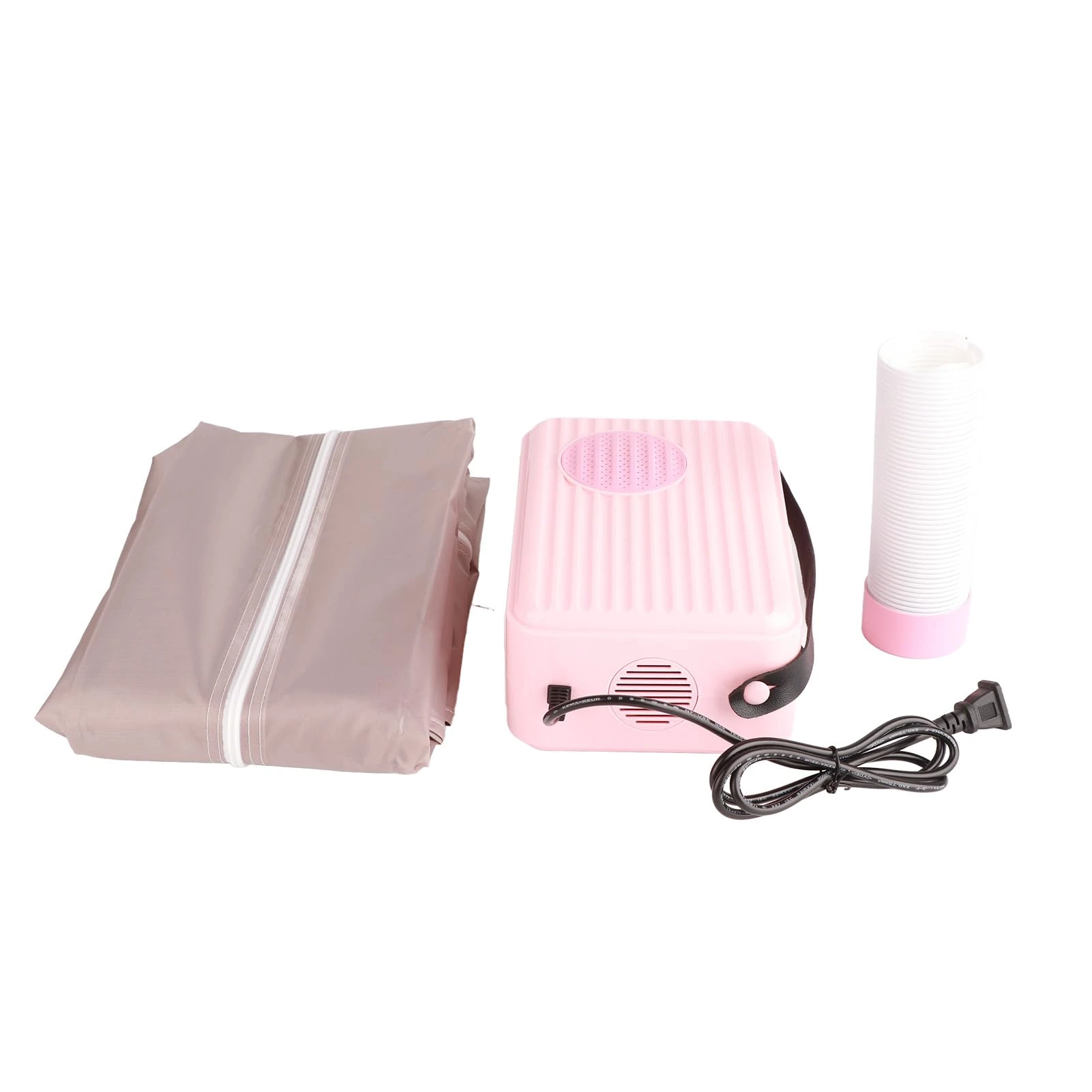 plplaaoo Mini Dryer for Clothes,Portable Dryer,Rapid Heating Flexible Mini Clothes Dryer,Multifunctional Portable Small Shoe Dryer for Home Dormitory Travel CN 220V(Lotus root color + drying bag)