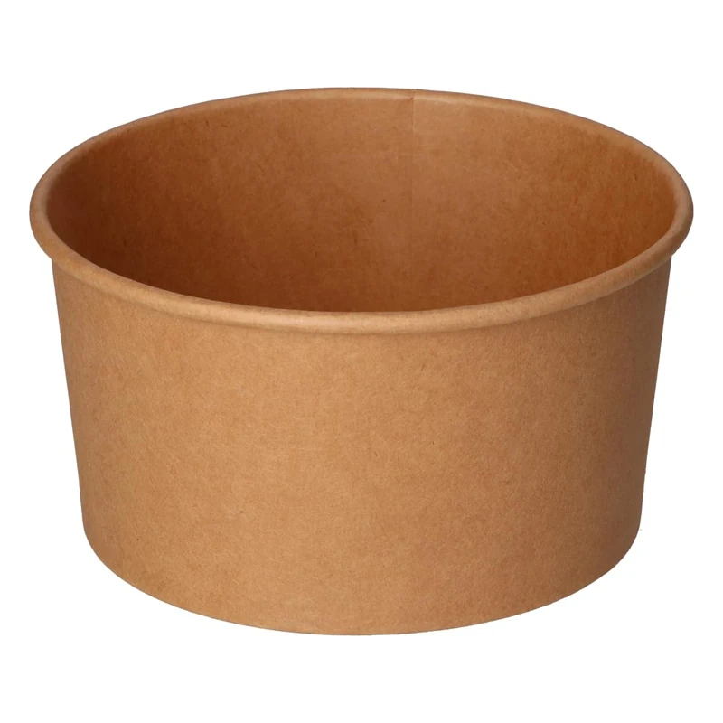 Kraft Cardboard Salad Bowl - 1000 Ml